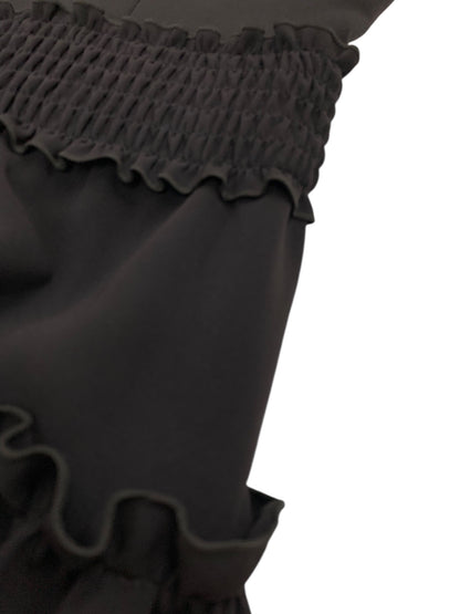 ルネ 5536130 ワンピース 38 ブラック ティアード ネックリボン ITLKEEBRAH0G