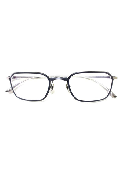 マスナガ BRADBURY メガネ シルバー/ネイビー メタルフレーム スクエア IT864C8I708D