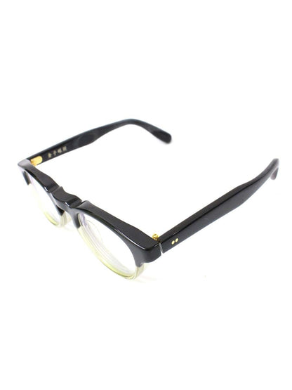 金子眼鏡 KⅭ27 眼鏡 ブラック/クリア メガネ ツートンカラー IT2MS90ZQ3ZU