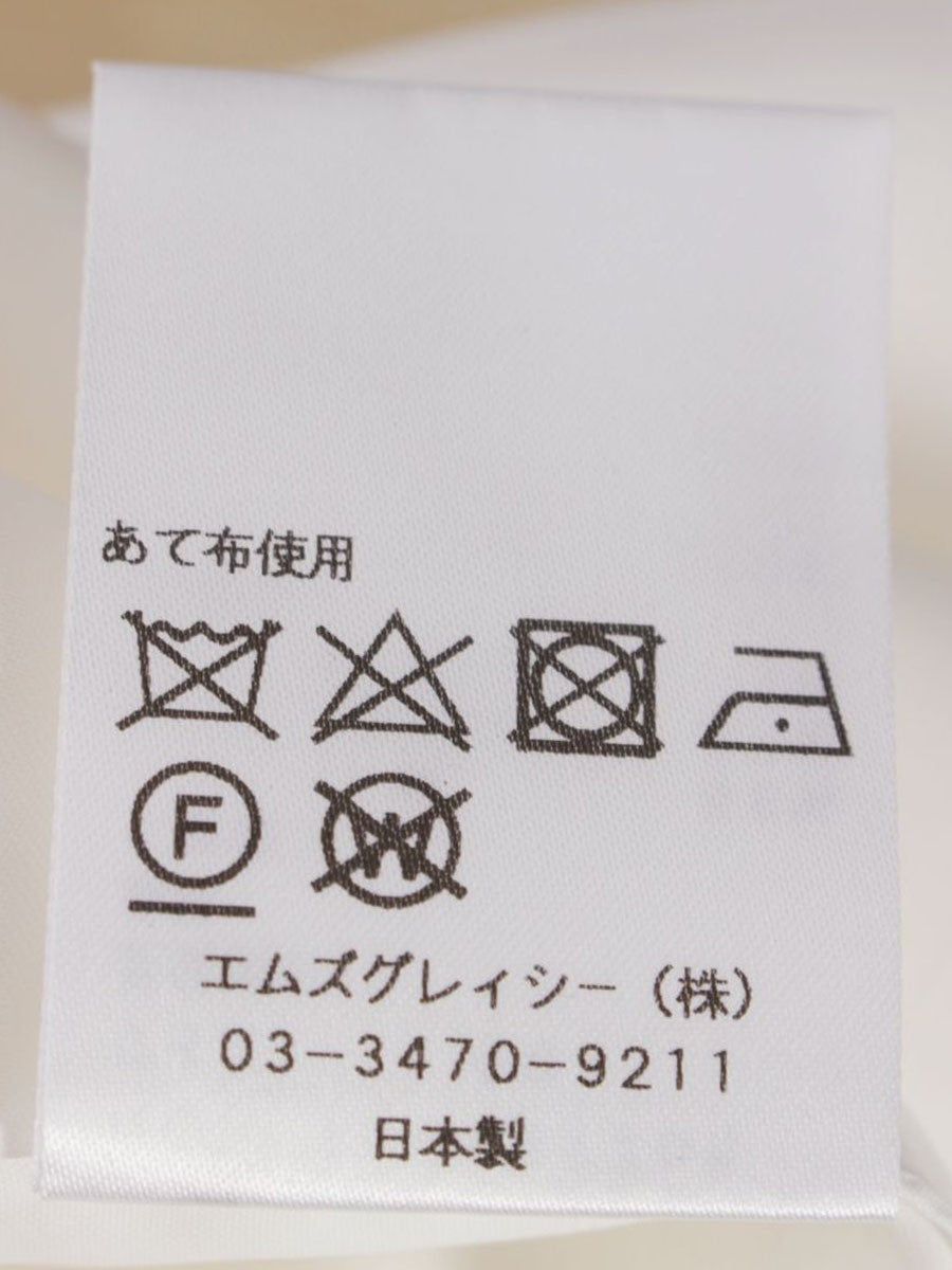 エムズグレイシー 727705 スカート 40 ホワイト フラワーモチーフ レース ITLBZYL7UTRZ