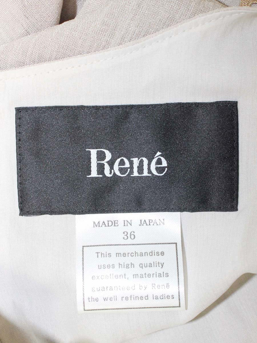 ルネ Dress Windy Elegance 5136010 ワンピース 36 ベージュ ITW0PEPQD9C8