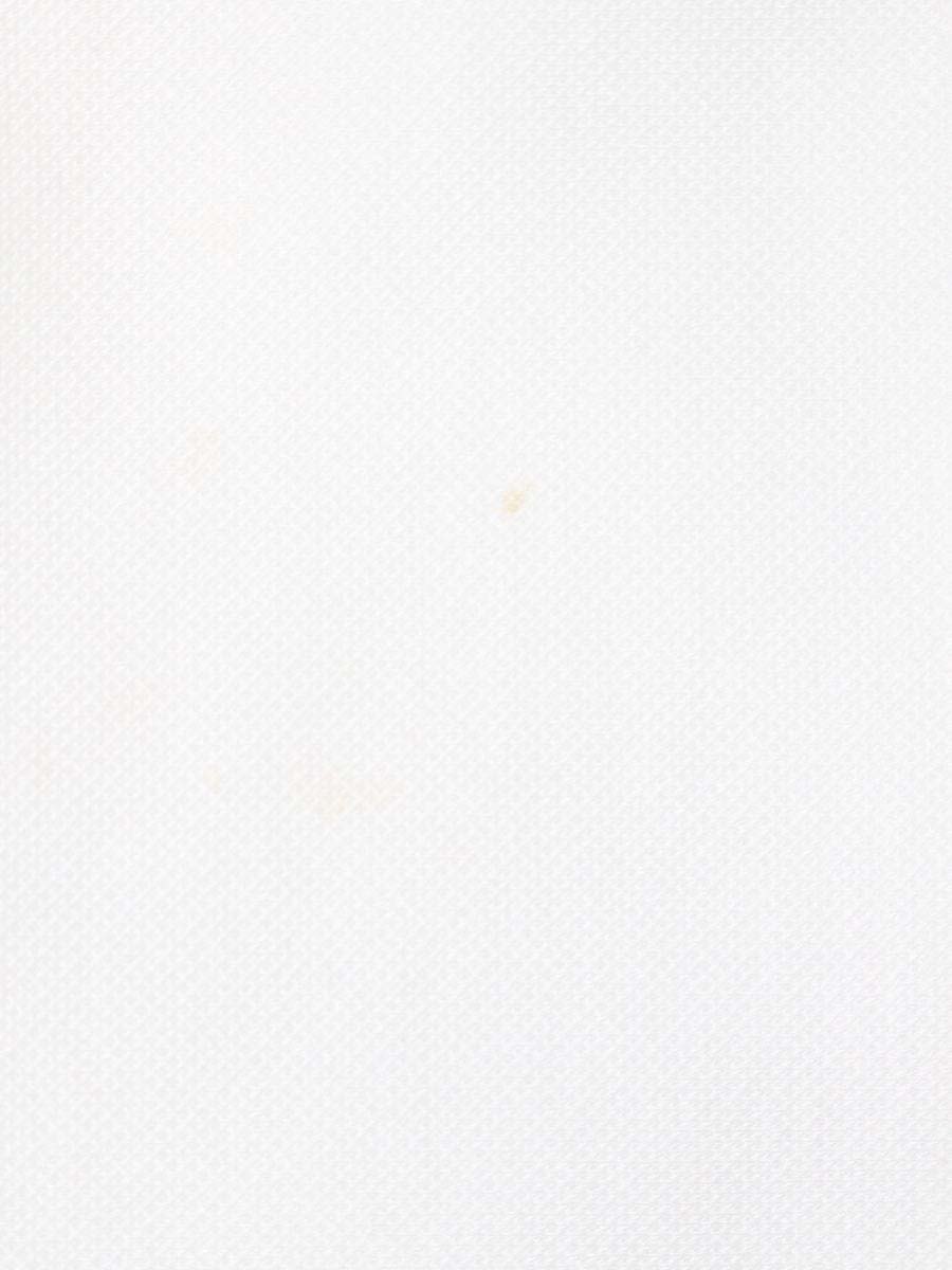 ルネ リミテッドエディション 5837040 ワンピース 38 ホワイト バイカラー バックジップ くるみボタン ストレッチ素材 IT4GH68S1X85