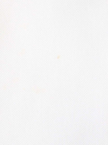 ルネ リミテッドエディション 5837040 ワンピース 38 ホワイト バイカラー バックジップ くるみボタン ストレッチ素材 IT4GH68S1X85