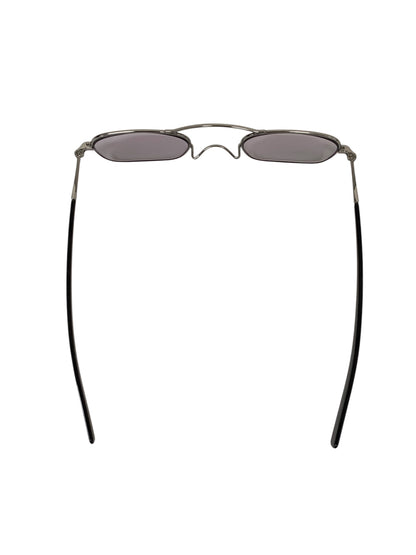 ルノア ダブルブリッジ 306 メガネ シルバー メタルフレーム フルリム ボストン IT3FQ99L1T1H