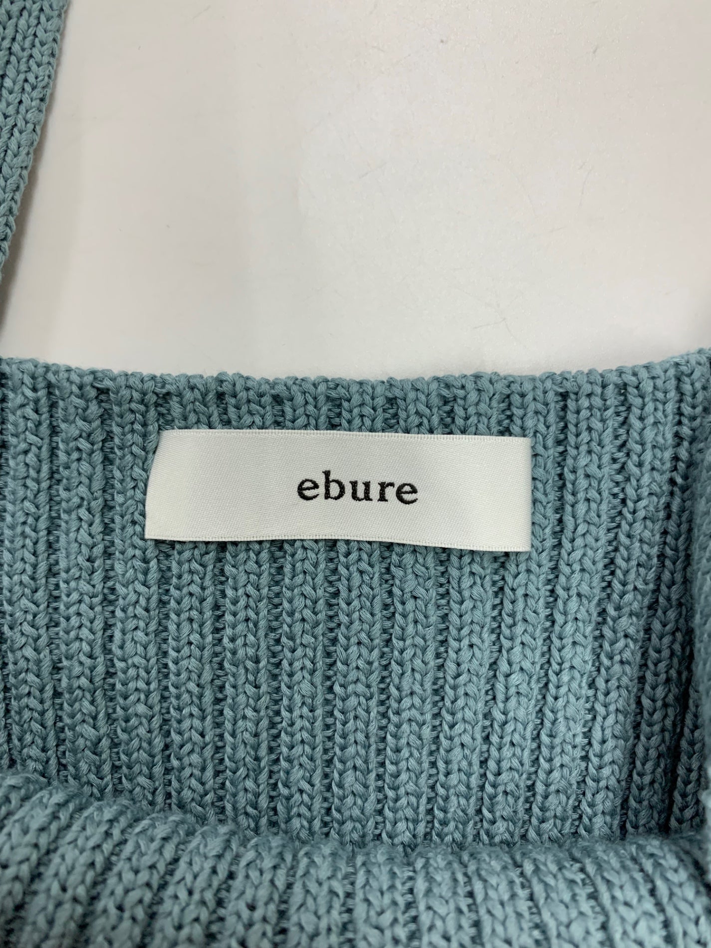 エブール トップス ブルー ニット ITDTLTQRAH55