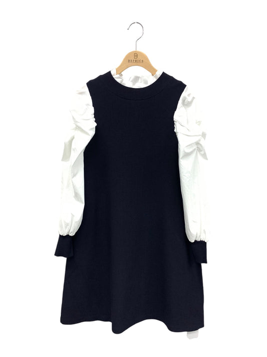 トッカラベンダー Retro Puff Knit Dress  KRTUIW0320 ワンピース S ネイビー ニット ドレス ITNRHCVPOUBG