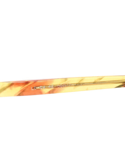 DJUAL デュアル LC-04 メガネ ブラウン セルフレーム ハーフリム スクエア ITLELAVLGIDQ
