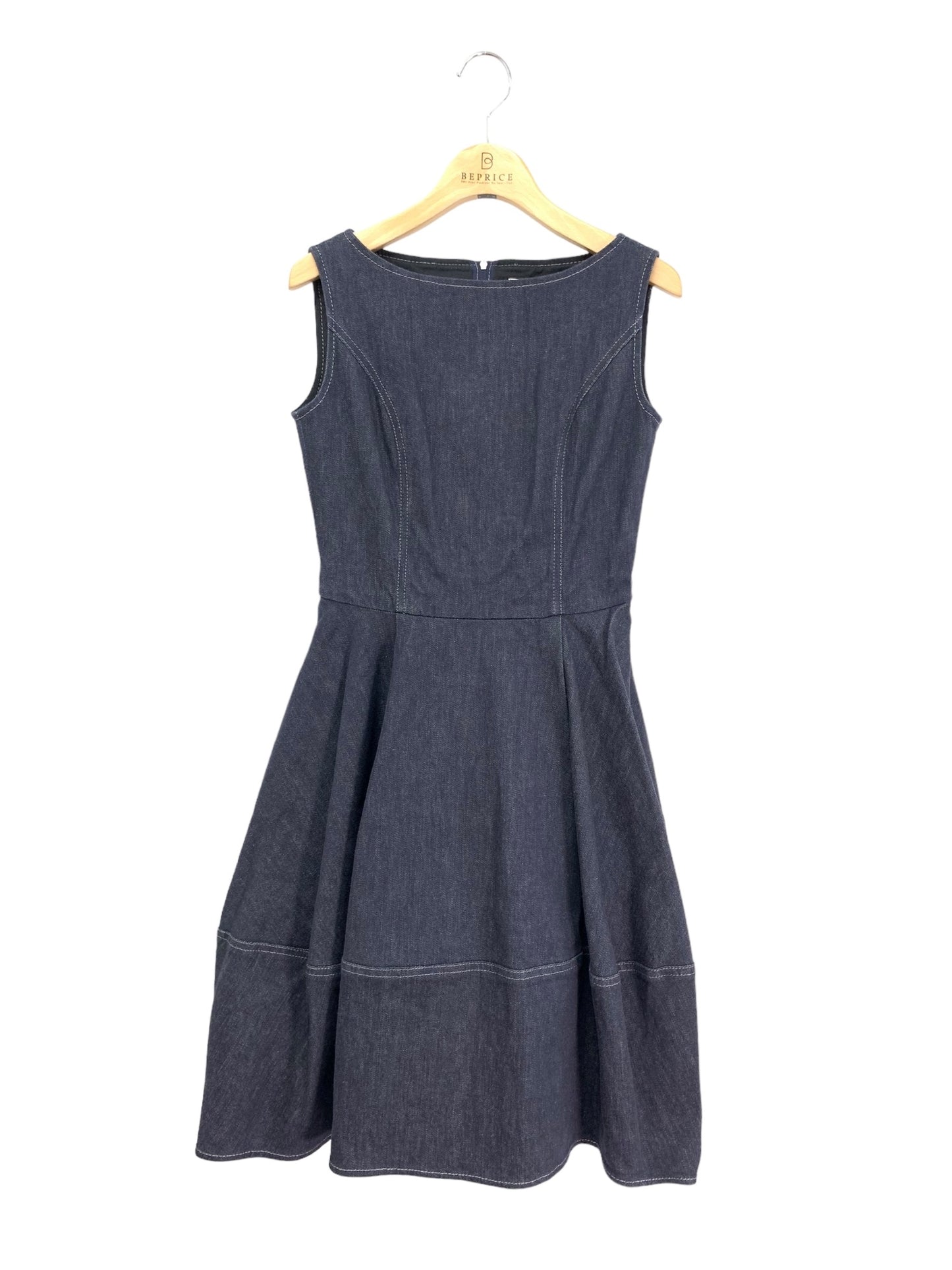 フォクシーニューヨーク Dress Denim Baron 41682 ワンピース 38 ネイビー ITMAB8WIHLCW