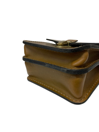 ヘルツ ベルトポーチ ウエストポーチ ブラウン ラティーゴ ハードレザー ITE43E4FIL7T