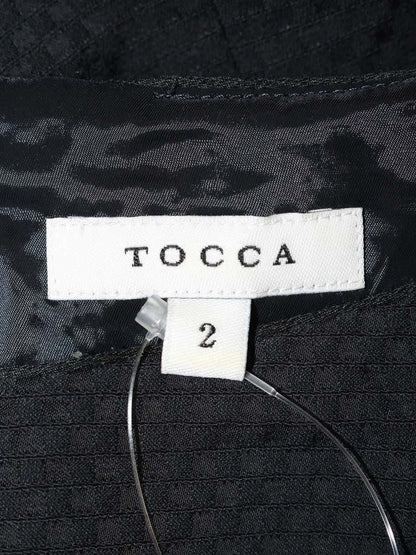 トッカ Mermaid OPTOBS0150 ワンピース 2 ネイビー フラワーモチーフ 刺繍 ITCCEJHKHYJQ