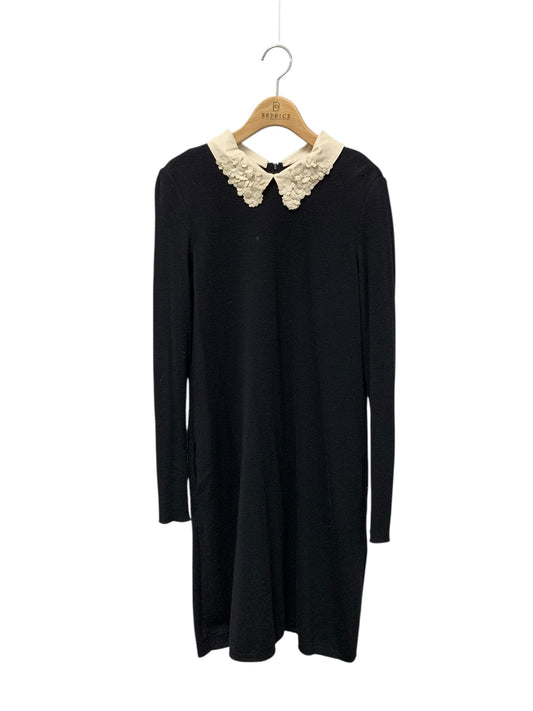 フォクシーブティック Knit Dress Jasmine White 34705 ワンピース 40 ブラック ITI1HQSVV61I