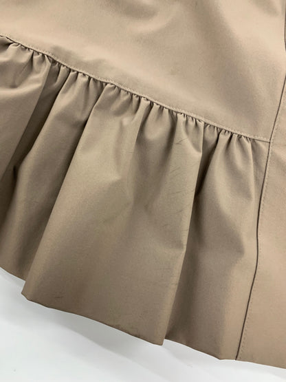 エムズグレイシー 529502 コート 38 ブラウン カメリア Wジップ ウエストリボン ITY52JH4IJPQ