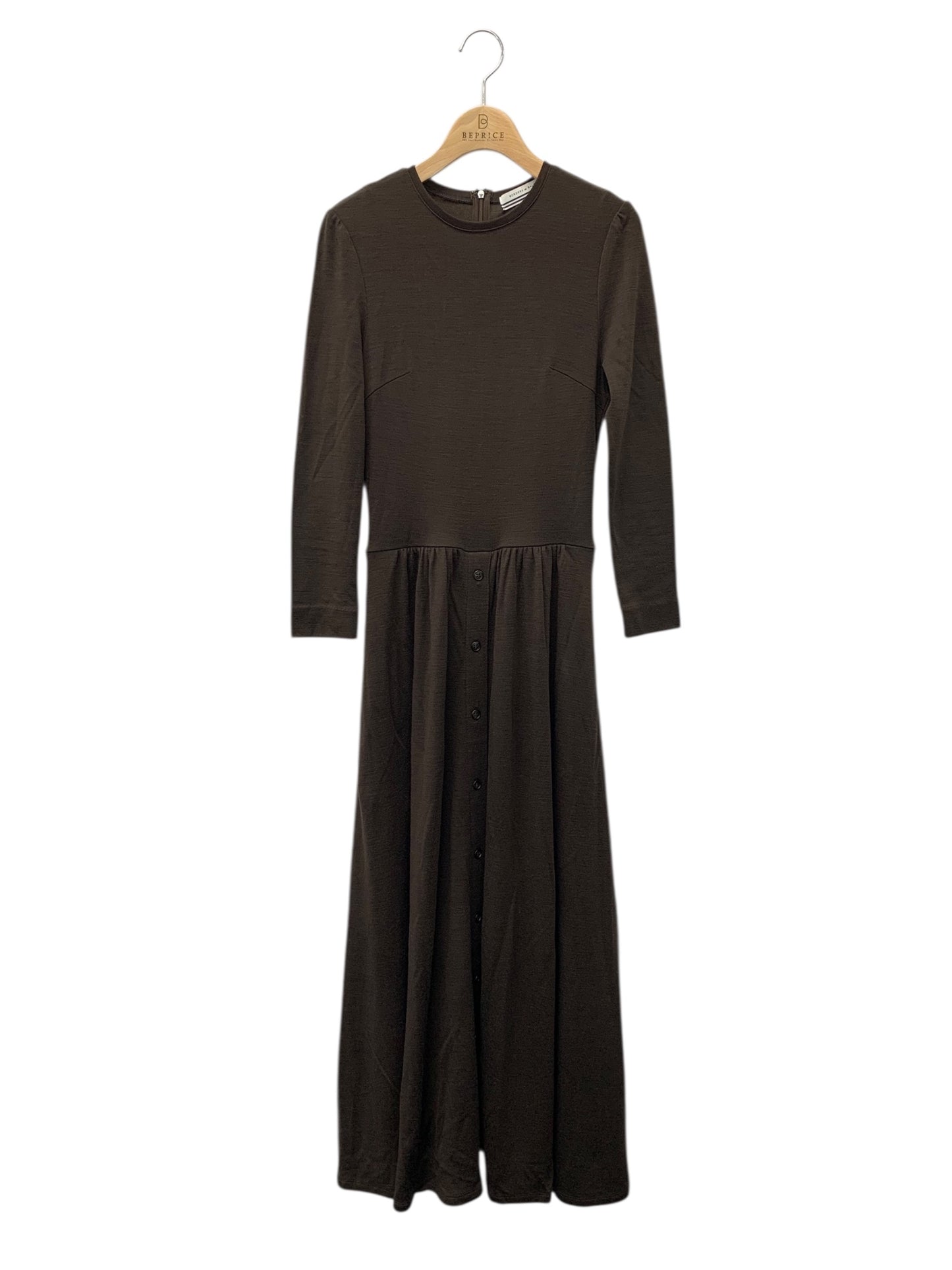 ボーダーズアットバルコニー WEEKEND MAXI BD1921-2K-10 ワンピース 36 ブラウン ITL94XXE42HC