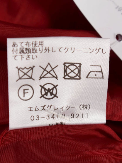 エムズグレイシー 117617 スカート 38 レッド フレア IT254K1GVX1S