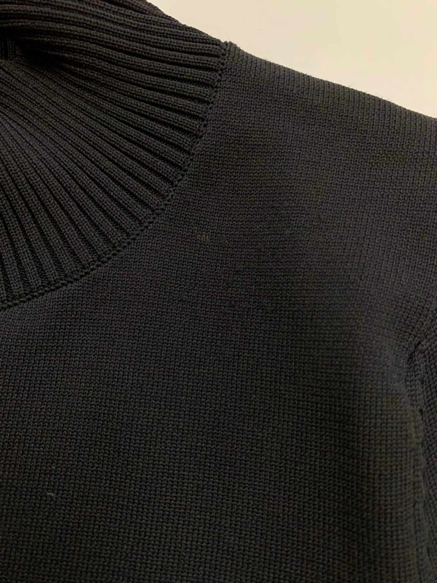 エムズグレイシー 218708 ワンピース 40 ブラック ニット リボン