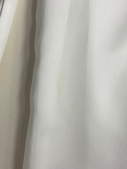 フォクシーニューヨーク Pants Addison 43486 パンツ 38 ホワイト ワイド タック IT09MFCYF62Q