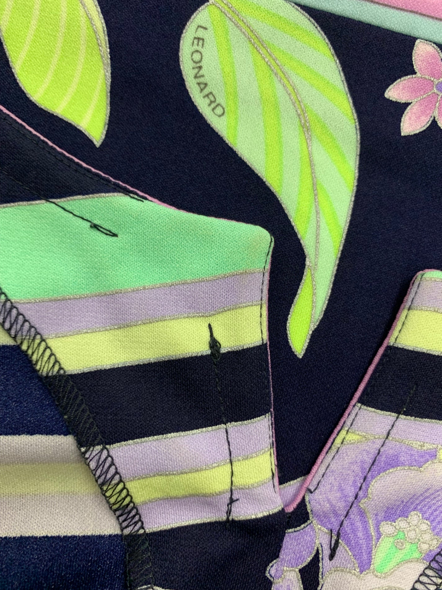 レオナールファッション 0170216 ワンピース 36 ネイビー サツキ アジサイ ITO0U5XJKLG9 【SALE】