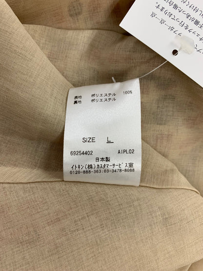 シビラ GBEID-50490 ワンピース L オレンジ シフォン ドット ITGHBXER56OG