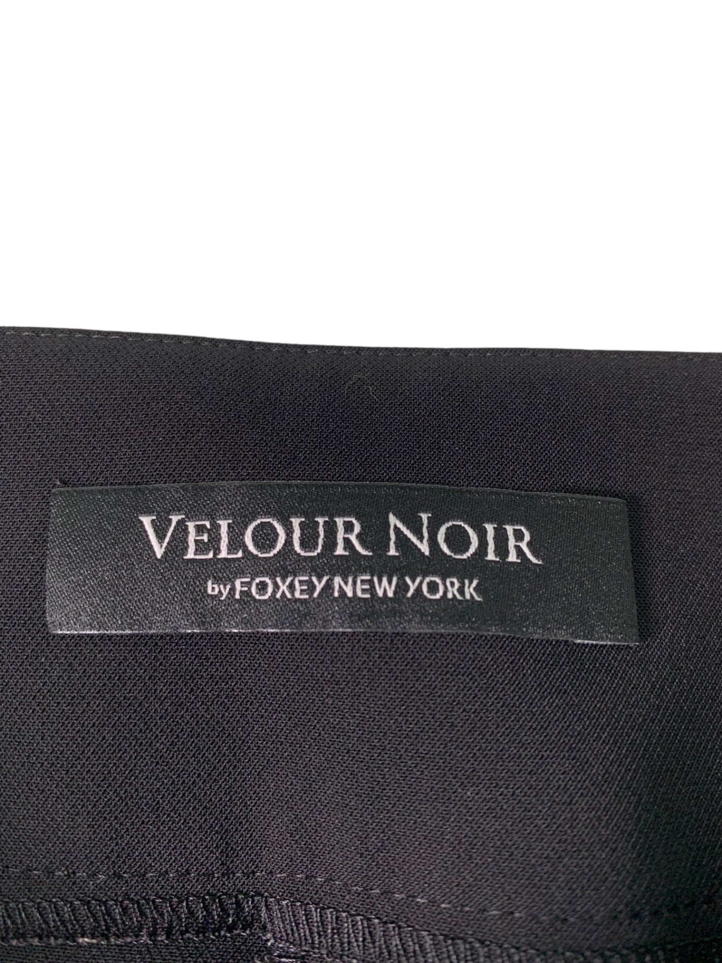 ベロアノワール by フォクシーニューヨーク MASQUERADE マスカレード 43888 パンツ 40 ブラック ベロア IT8P1TT3O802