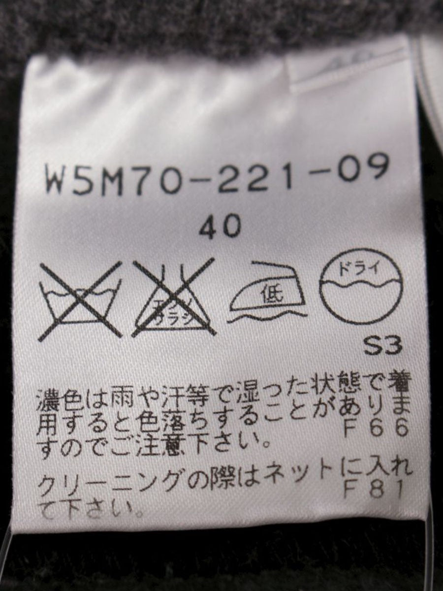 トゥービーシック W5M70-221-09 ワンピース 40 ブラック ウール混 ITUQYVL4OIQK