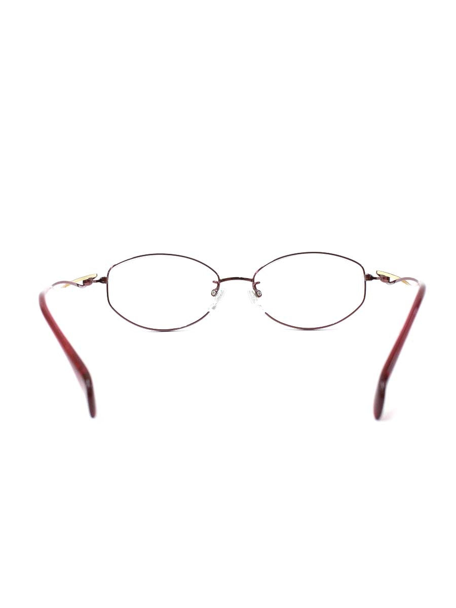 ラインアートシャルマン XL1649 メガネ レッド/ゴールド メタルフレーム オーバル IT9AU4BROF0W