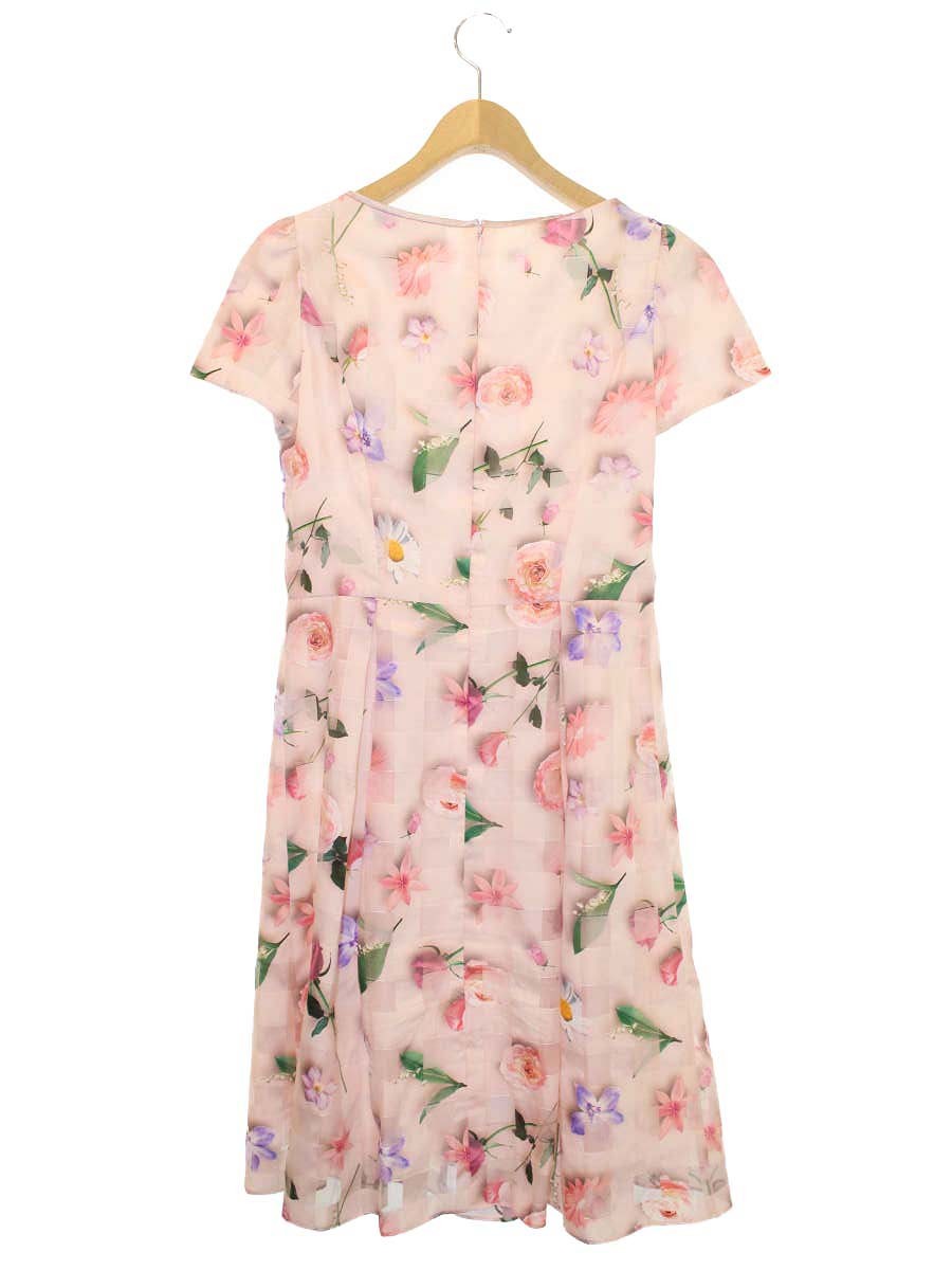 エムズグレイシー Organdy Flower Dress 911111 ワンピース 38 ピンク ITSOXSGOZ0LC
