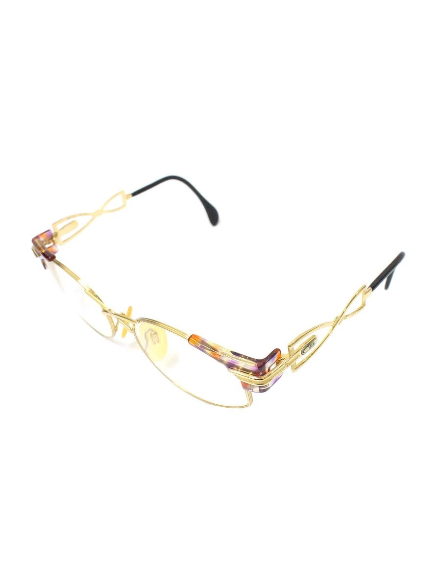 カザール MOD253 メガネ ゴールド メタルフレーム オーバル IT5D3YMCRLOO 【SALE】