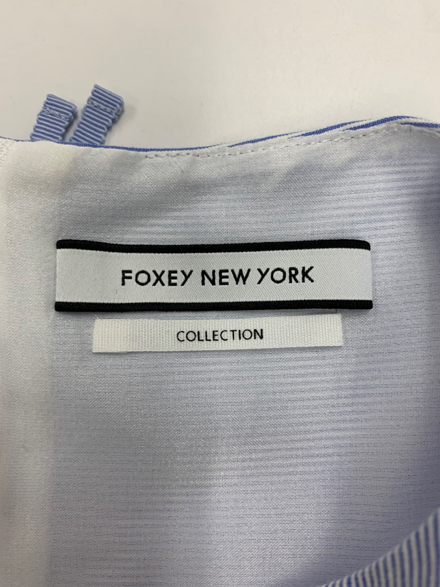 フォクシーニューヨーク collection Dress Montmartre 40090 ワンピース 38 ブルー 刺繍 IT14AIOQGBUK