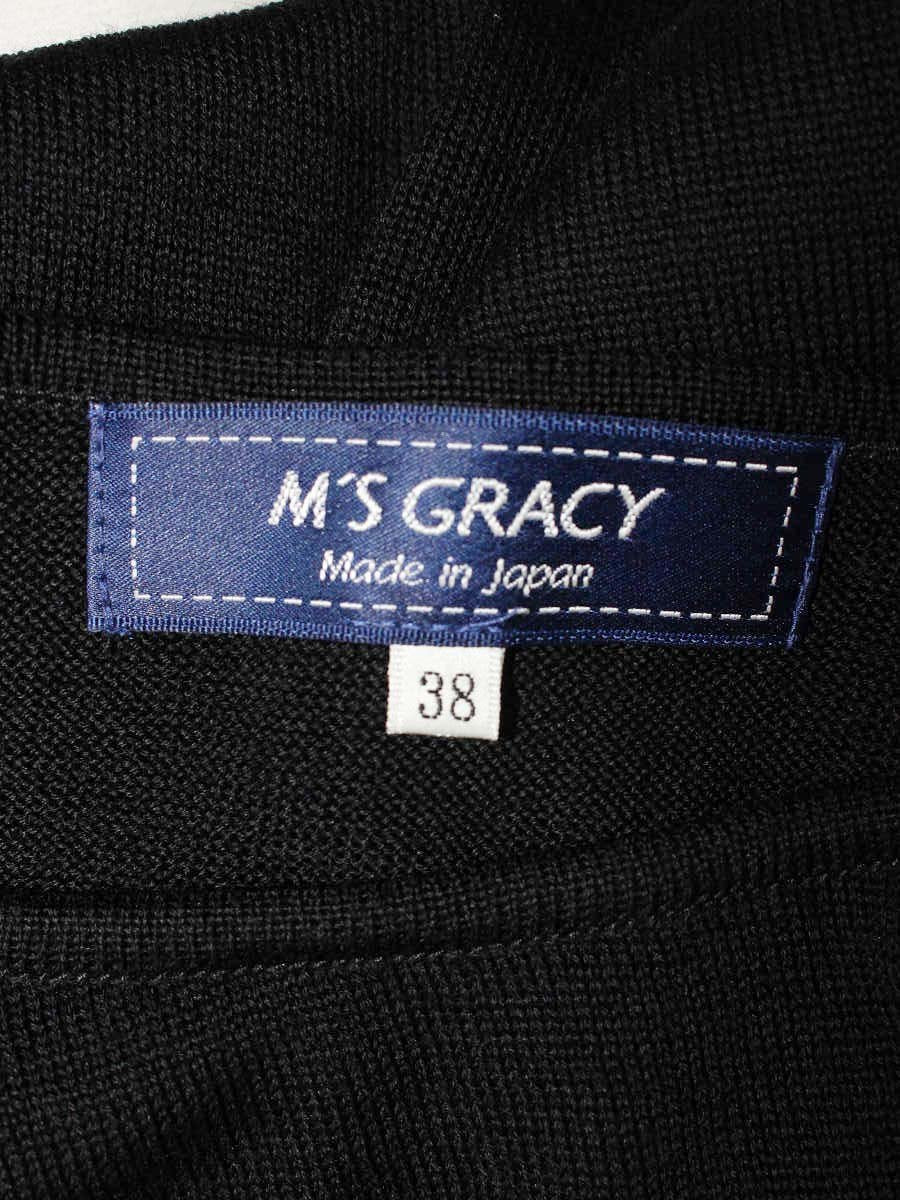 エムズグレイシー Cherry Knit 818573 ニット セーター 38 ブラック ITT96JTBTJMY