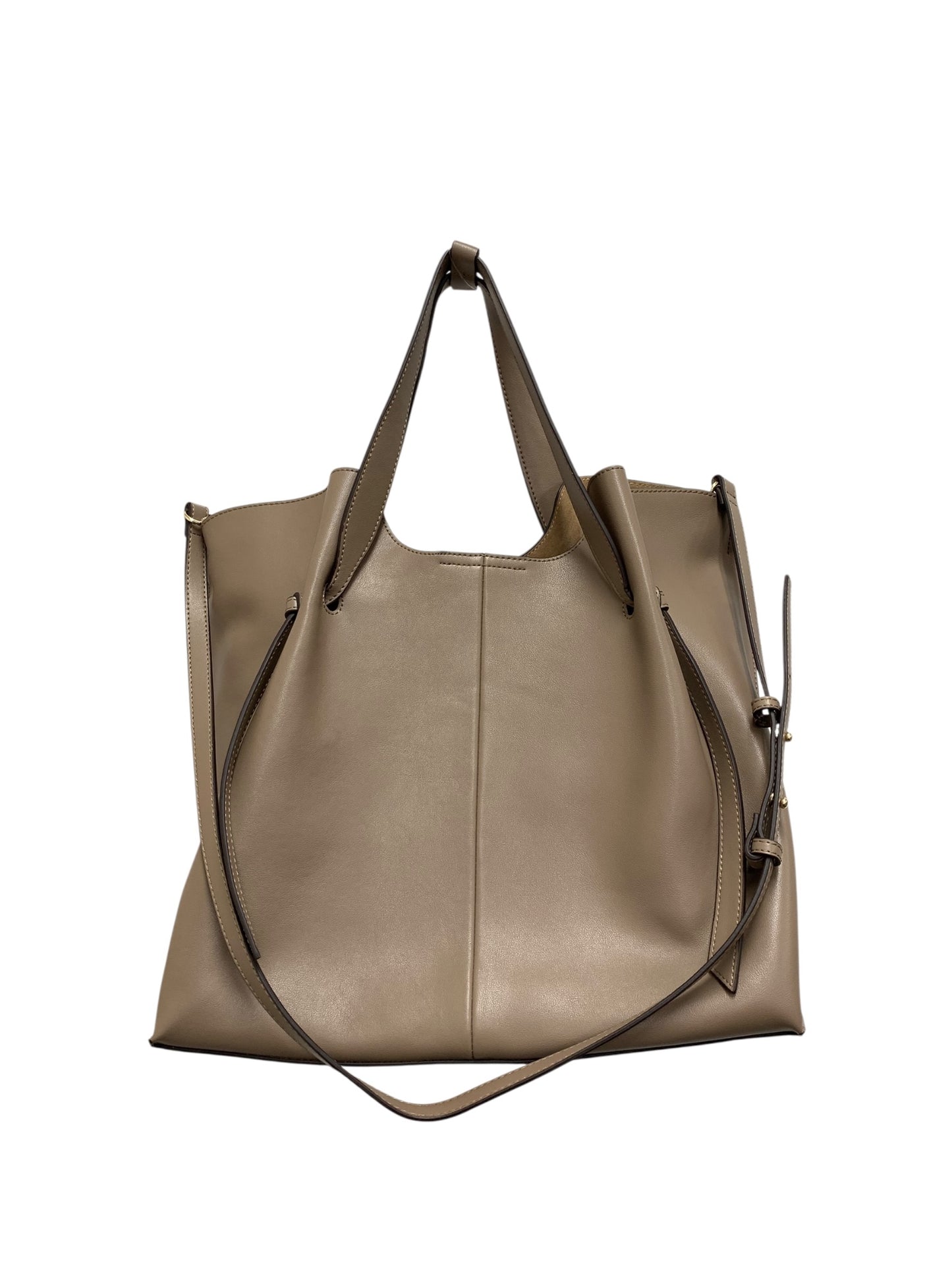 ストーリー ニュアンストートバッグ グレージュ サイドベルテッドハンドルバッグ レザー 2way IT2GZE5NBWH0 【SALE】