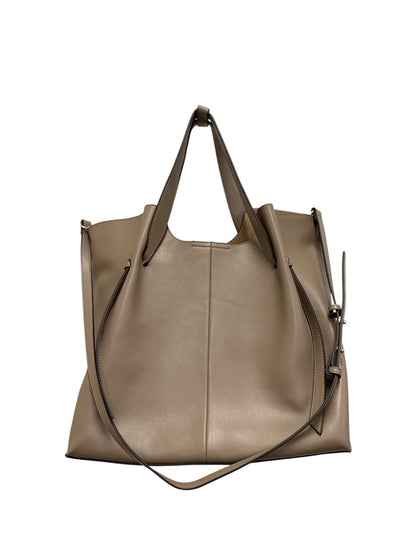 ストーリー ニュアンストートバッグ グレージュ サイドベルテッドハンドルバッグ レザー 2way IT2GZE5NBWH0 【SALE】