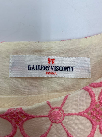 ギャラリービスコンティ 1228066 ワンピース 3 ピンク フラワーモチーフ IT6QZL5UF8ZK