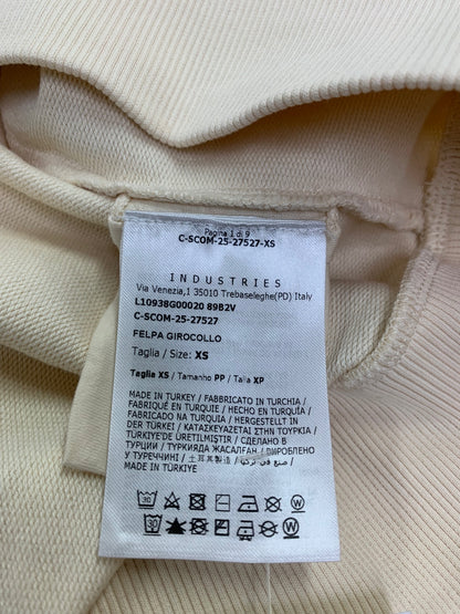 モンクレール FELPA GIROCOLLO SWEATSHIRT L10938G00020 スウェット XS アイボリー ロゴ入り ITWQ8FCIO9VC