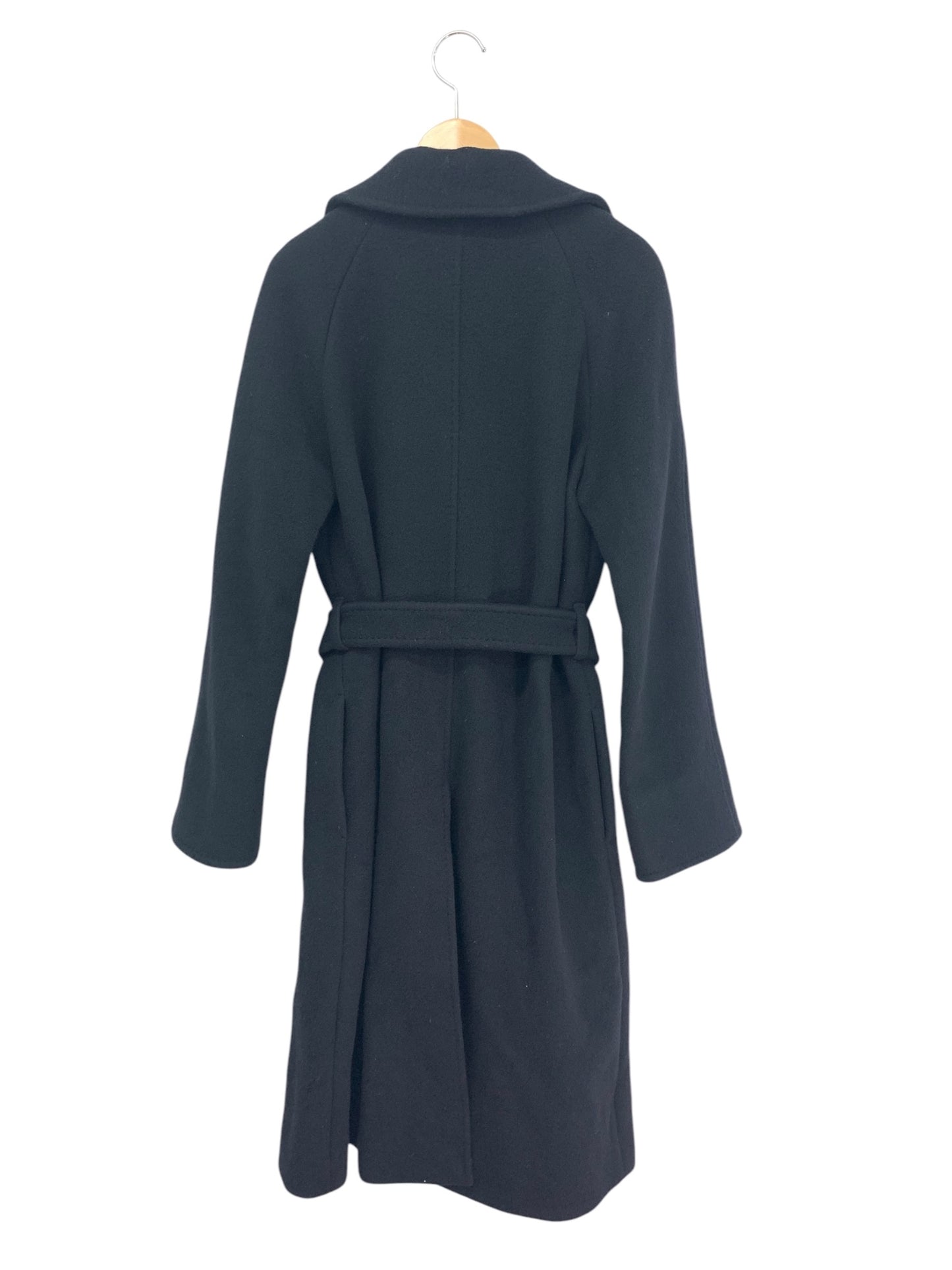 エポカ M5B20-808-09 コート 42 ブラック リーラエアリーウール ITCSG73JOW00