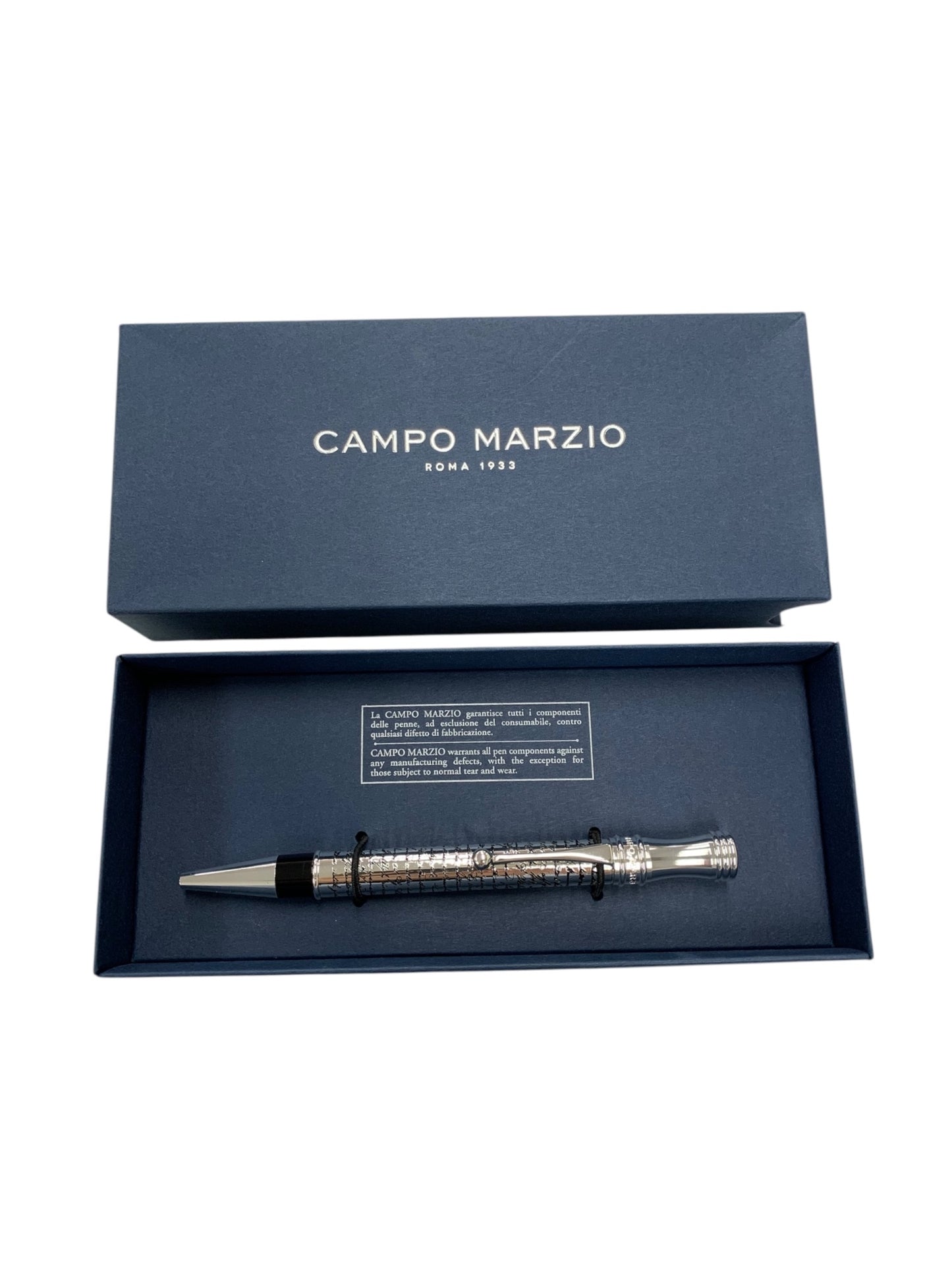 カンポマルツィオ フィリィグリー スクリッタ 480994 ボールペン シルバー IT69D9REXDAQ