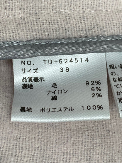 エムズグレイシー 624514 ジャケット 38 グレー フード付き ダブルフェイス ITV4XSIP458G