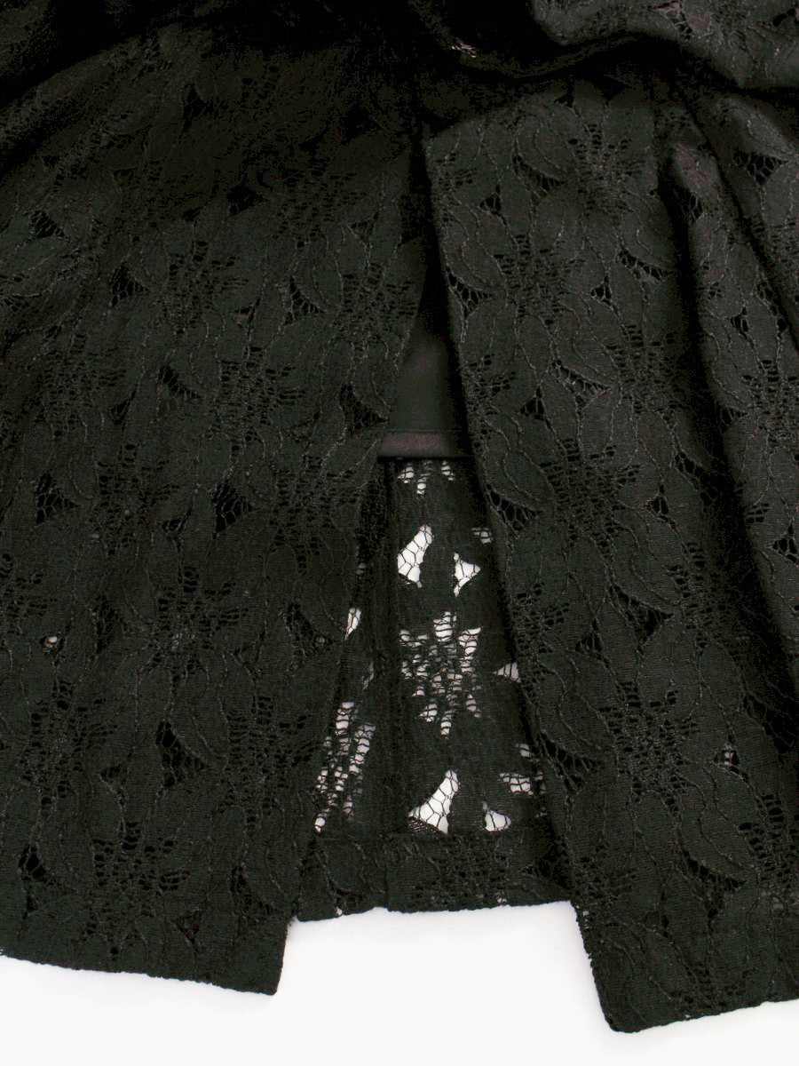 Her lip to フローラル レース マーメイド スカート 1231304096 M ブラック ITCSFPL5U93U 【SALE】