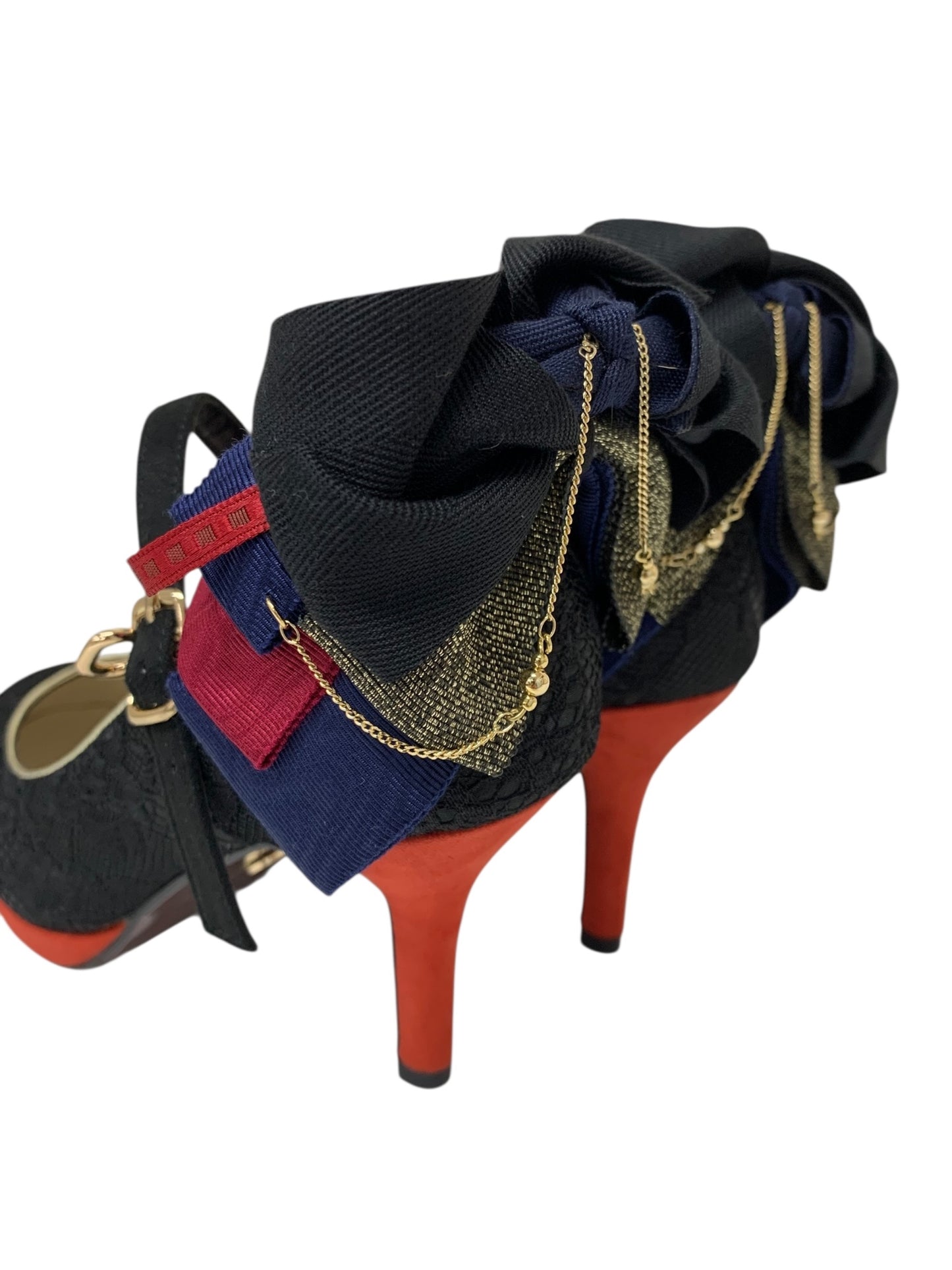 マイラクラッシック 樹雨 E10-9595-8PRS パンプス 36 ブラック IT671LXYIAO8