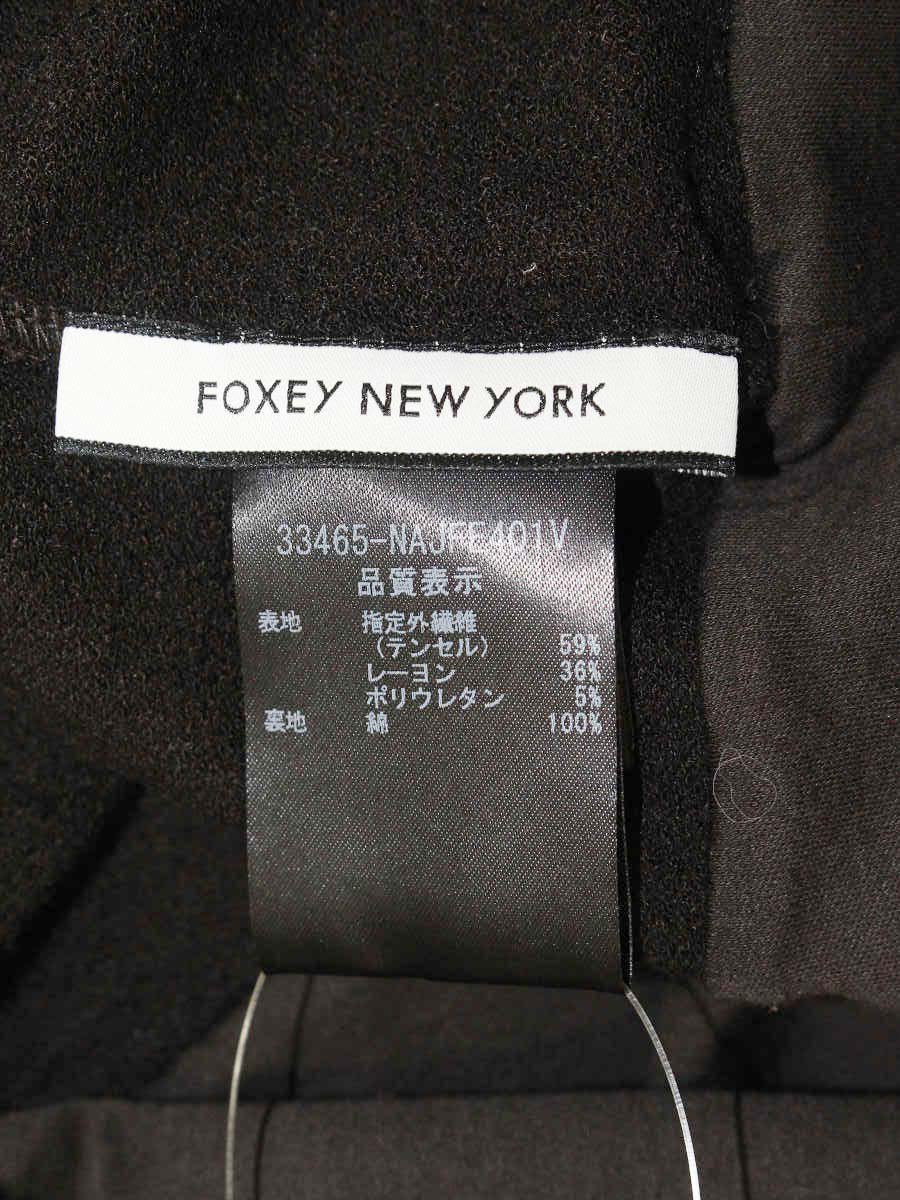 フォクシーニューヨーク カーディガン マロンコクーン 33465 F ブラック ITDC173E39W8