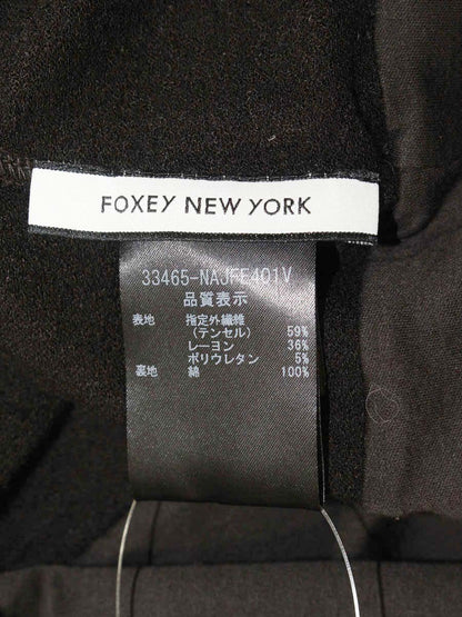 フォクシーニューヨーク カーディガン マロンコクーン 33465 F ブラック ITDC173E39W8