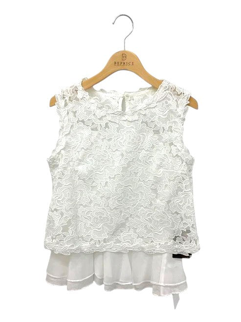 ダイアグラム 35248089 ブラウス 36 ホワイト レース ITPITS9FA5ER 【SALE】