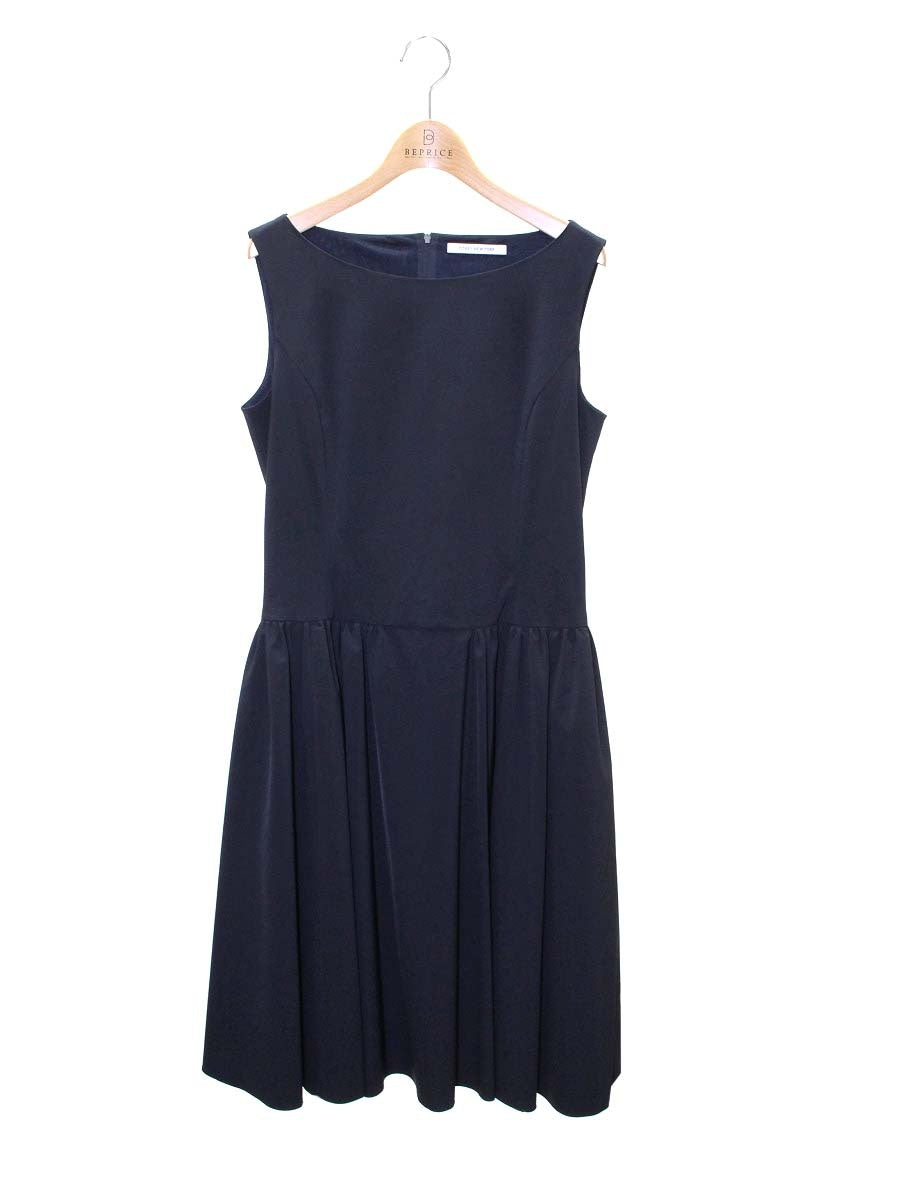 フォクシーニューヨーク Dress CLAIRE 39356 ワンピース 40 ネイビー ITITHLTFO0K1