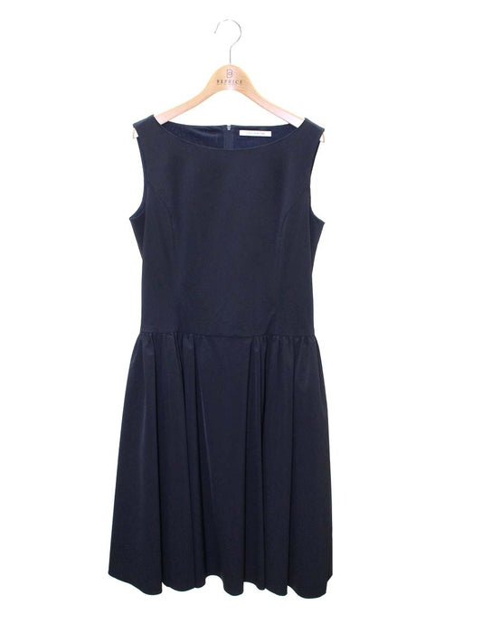 フォクシーニューヨーク Dress CLAIRE 39356 ワンピース 40 ネイビー ITITHLTFO0K1