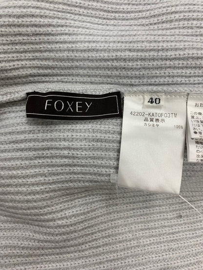 フォクシーブティック Cashmere Dream 42202 ニットセーター 40 グレー カシミヤ ITB8WGYBPGCC