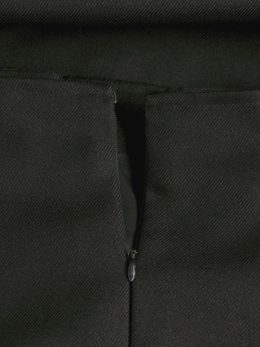 エムズグレイシー 917512 スカート 36 ブラック サイドベルト ボタン ITXMV38TK77W