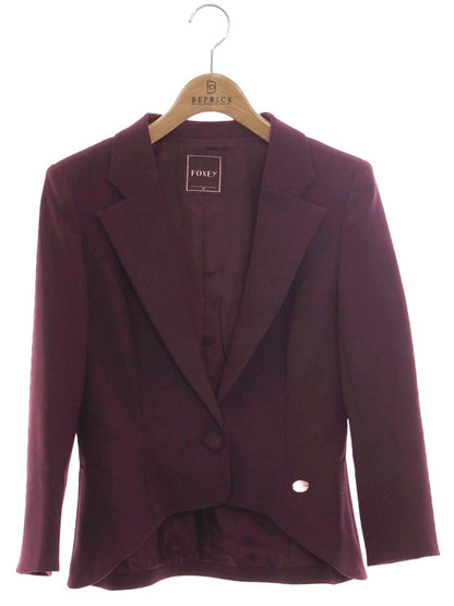 フォクシーブティック スワローテイル 33532 ジャケット 40 パープル 1B ITSBRU4C4GGA