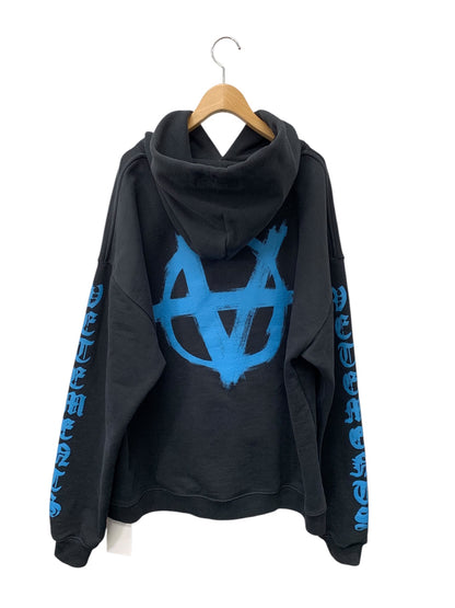 ヴェトモン UE52TR460X パーカー S ブラック DOUBLE ANARCHY LOGO HOODIE フーディ プルオーバー ITNWDEJK58M0