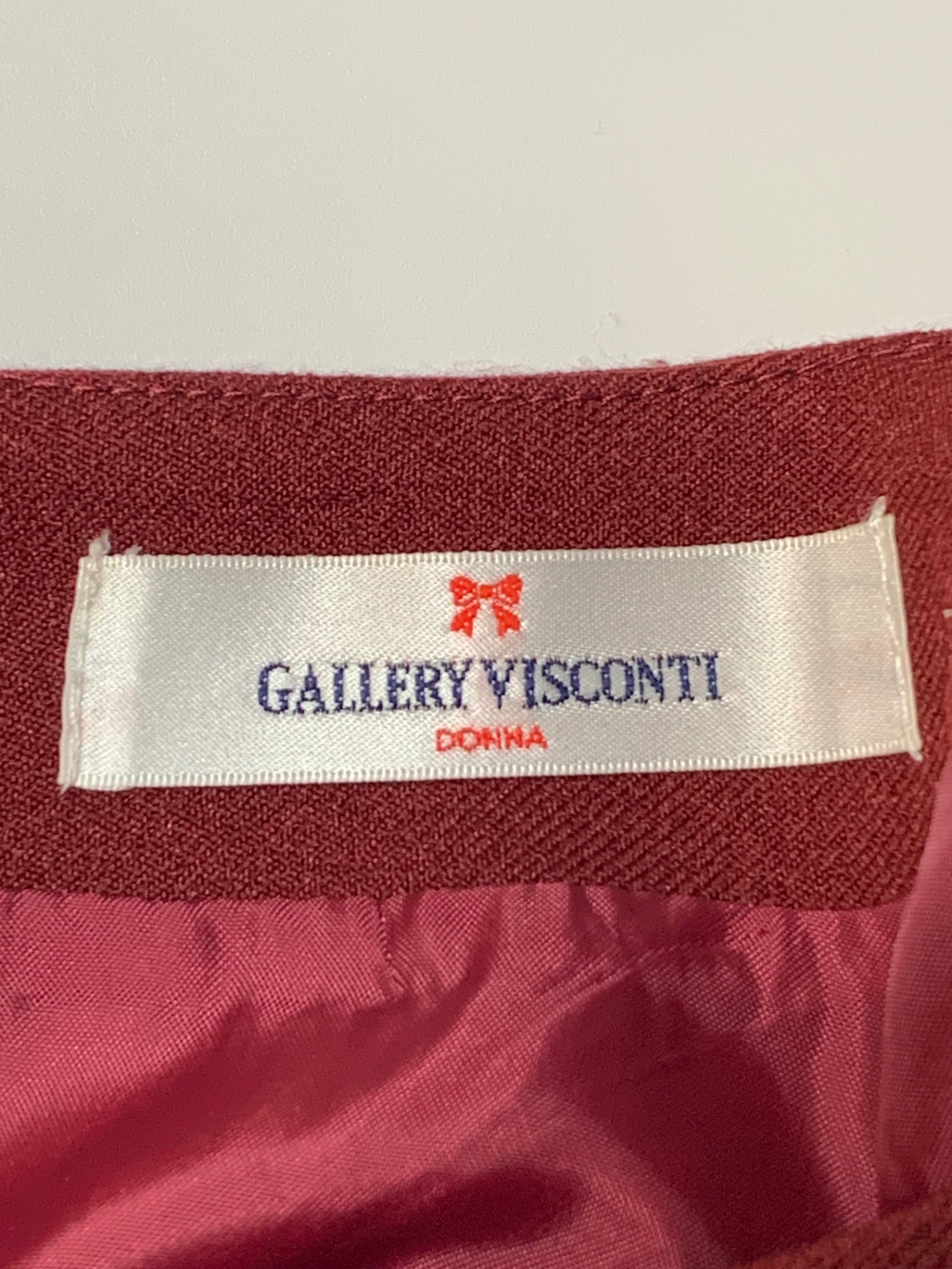 ギャラリービスコンティ 1328881 ワンピース 3 ワインレッド レース ITY1FCKQLQWU