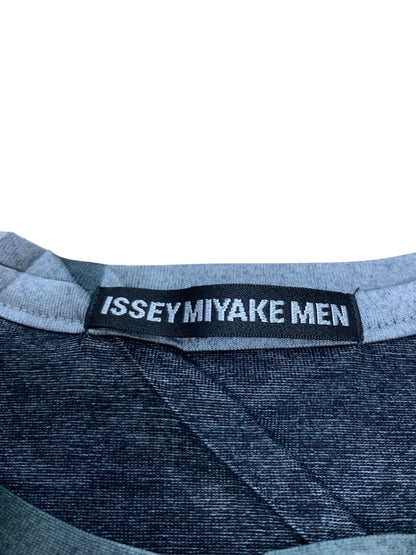 イッセイミヤケメン ME23JK417 Tシャツ 2 グリーン プリーツプリント IT5RPLXABV3K