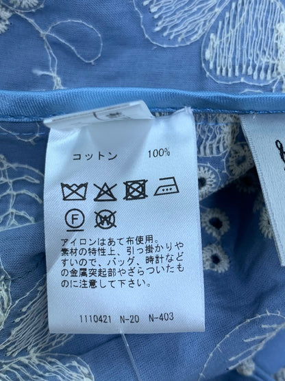 ブルービアンコ カットワーク刺繍ジャケット 0500309 9 ブルー 25SS レリアン ITNP1BPXCMXG
